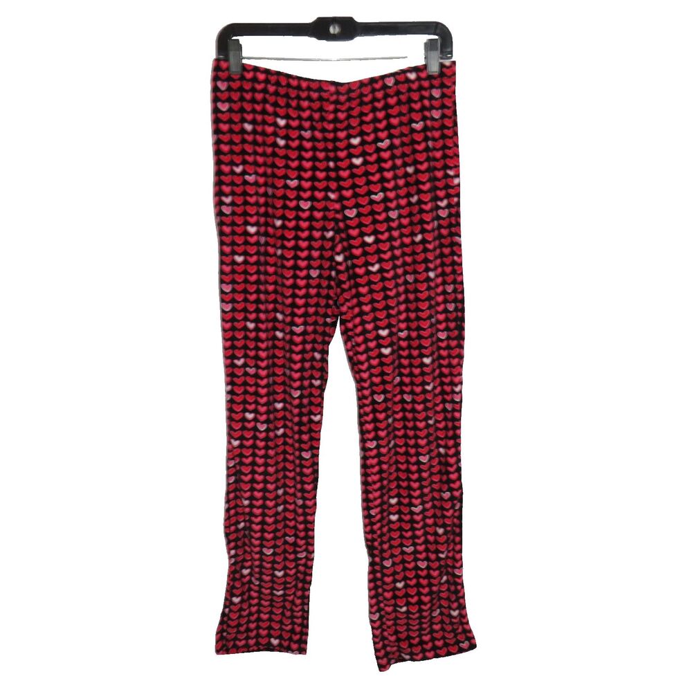 Secret Treasures Velour Heart Print Pajama Pants Size Small